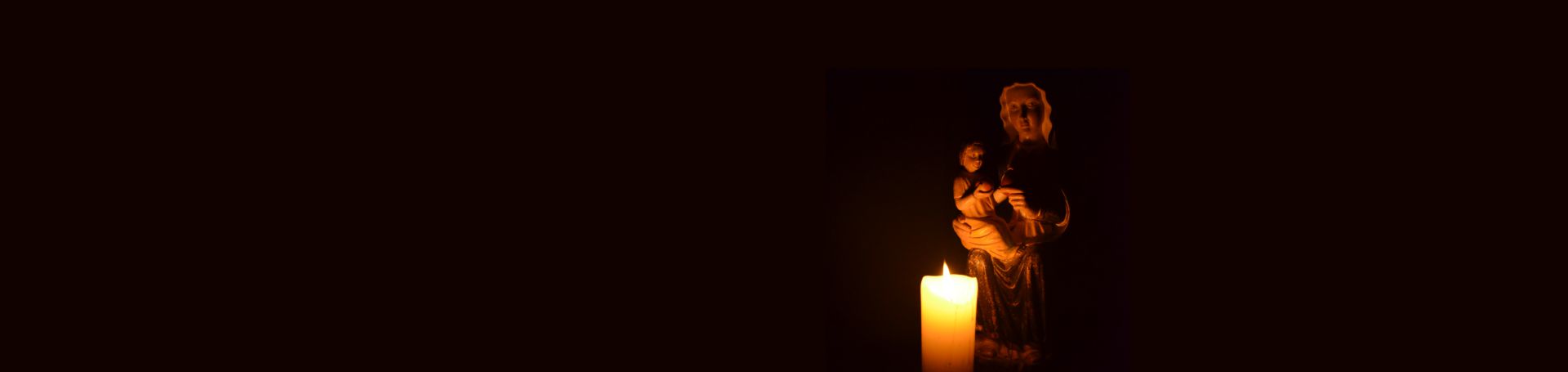 Gnadenmutter mit Kerze